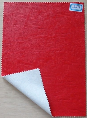 Tipos de tejido de cuero sintético Color resistente a la abrasión para hogar textil, bolsa