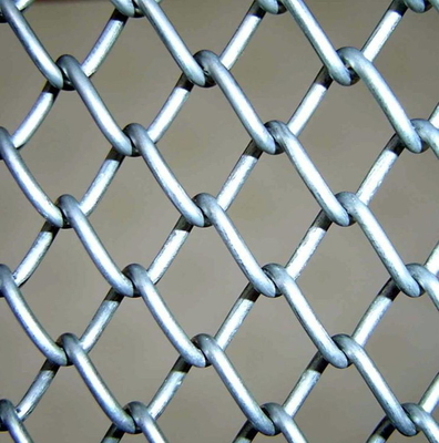 Vinilo industrial de aluminio de la malla de alambre de la alambrada cubierto con el agujero del diamante