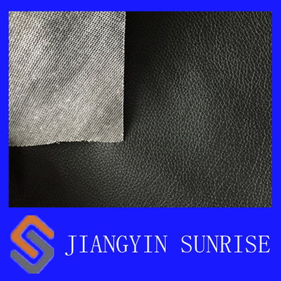 Cuero sintético del sofá negro resistente del poliéster del rasgón para el asiento de carro