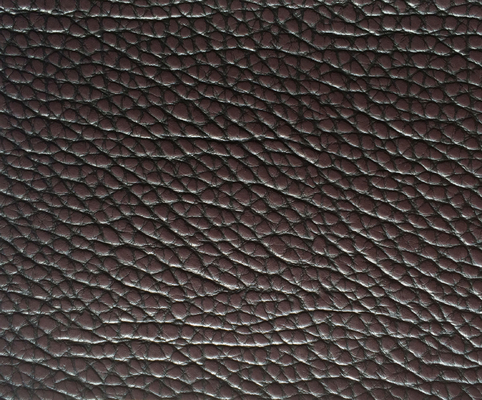 Tela de tapicería púrpura de la imitación de cuero del lichi con longitud de rollo de 30 - 50 metros