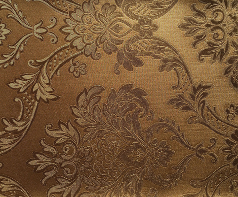 Tela de tapicería tejida forro grabada en relieve ignífuga para la decoración interior