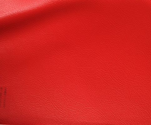 Tela inodora roja grabada en relieve de la imitación de cuero de las cubiertas de asiento de carro para el Benz