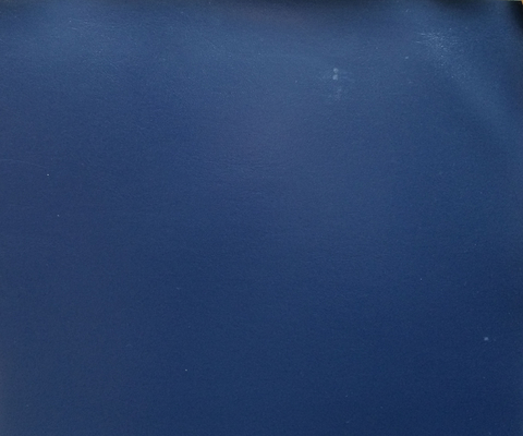 Tela azul del cuero artificial del PVC de la resistencia del voltaje para inmóvil
