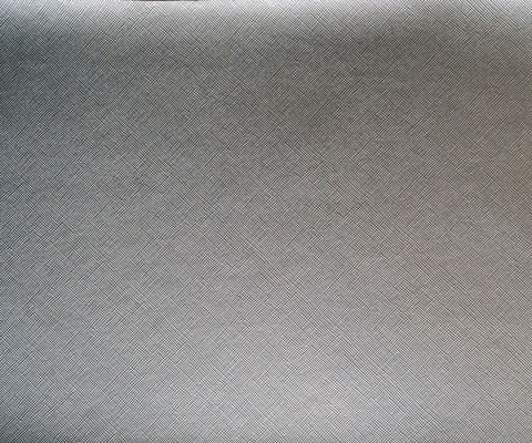 Cuero artificial del PVC del modelo cruzado, material de cuero sintético de plata del PVC