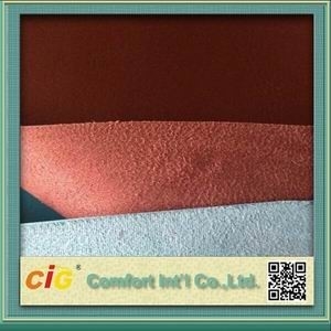 La prenda impermeable calza el cuero sintético, cuero del sintético del poliuretano