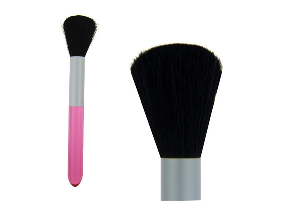 El contorno retractable natural se ruboriza rosa de los cepillos del maquillaje del pelo de la cabra del cepillo
