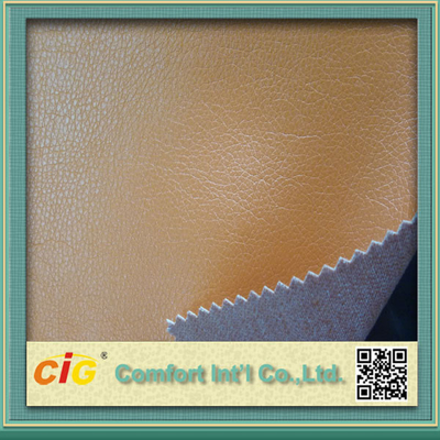 Cuero micro de la PU para la cubierta del sofá/de asiento de carro, grueso de 0.8m m - de 2.0m m