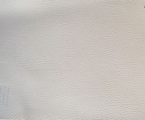 Tela de tapicería auto de la imitación de cuero blanca con los compuestos orgánicos volátiles bajos
