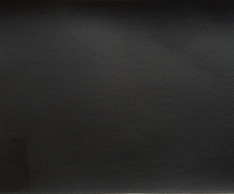 Tela de tapicería auto de la textura 135 de la imitación de cuero de papel del negro para Funiture
