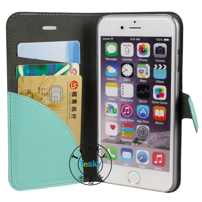 Caja clásica del teléfono celular de la imitación de cuero de Dasein para iphone6, diversos colores disponibles