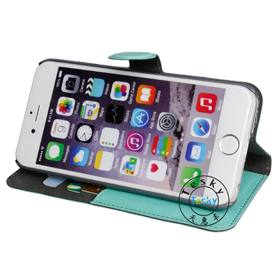 Caja clásica del teléfono celular de la imitación de cuero de Dasein para iphone6, diversos colores disponibles
