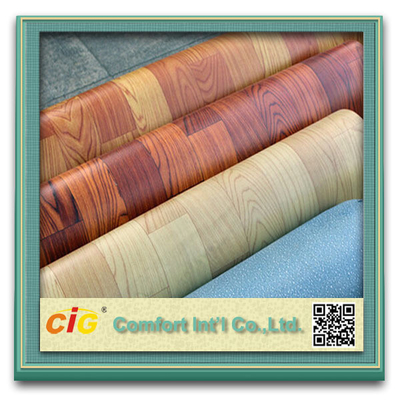 Vinilo interior/al aire libre impermeable que suela el revestimiento de suelos del PVC 1.0m m - 3.0m m
