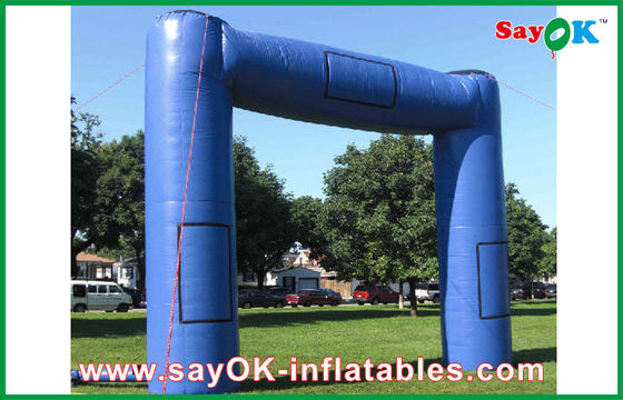 Estructura inflable comercial de la arcada de la tela inflable enorme azul de Oxford