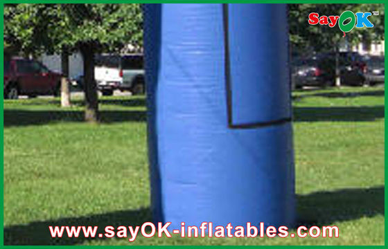 Estructura inflable comercial de la arcada de la tela inflable enorme azul de Oxford