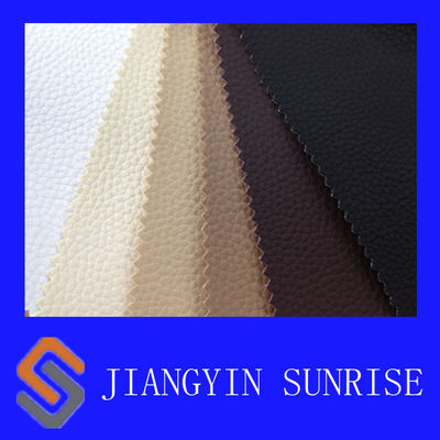 Material grabado en relieve PVC colorido de la imitación de cuero del bolso para la tapicería