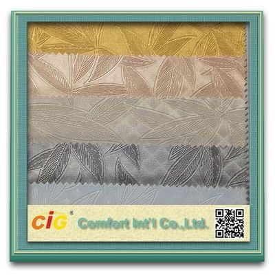 Tela grabada en relieve color clásico 0,6 - 1.2m m del cuero de la tapicería del automóvil del Pvc grueso