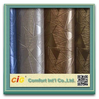 Cuero artificial de impresión multicolor del Pvc para los muebles decorativos