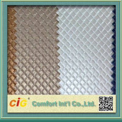 Cuero artificial de impresión multicolor del Pvc para los muebles decorativos