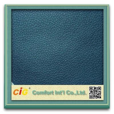 Cuero artificial 0.9m m - 1.0m m del PVC del asiento de carro de la salud que graba en relieve