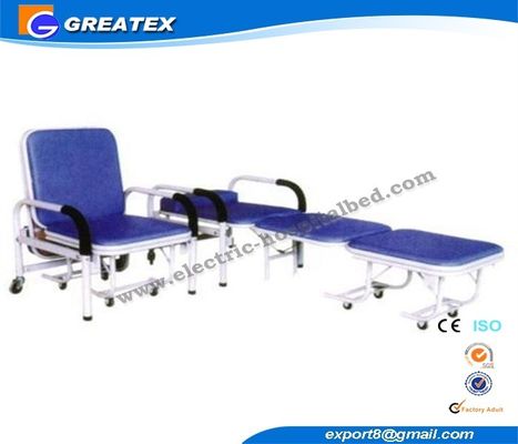 Silla plegable de la extracción de la transfusión/de la sangre del hospital de Accompanier de dos funciones