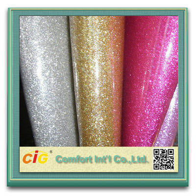Multicolor casero de cuero sintético del material de la tela de la decoración de la pared de la PU del papel pintado suave del brillo