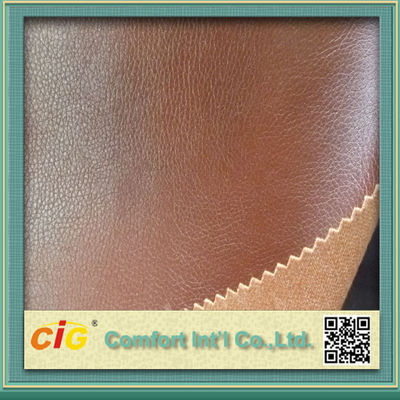 Cuero micro de la PU para la cubierta del sofá/de asiento de carro, grueso de 0.8m m - de 2.0m m