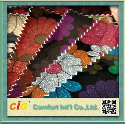 Forme a tapicería del PVC de la PU de Coulourful el cuero sintético para los muebles de la casa/la funda de asiento auto