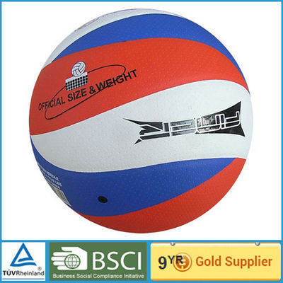 Voleibol de cuero sintético de impresión de encargo 5#/voleibol de la PU de playa oficial