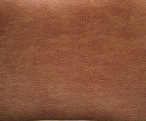 Tela de tapicería roja mate estática anti de la imitación de cuero para la decoración 1,0 - 3.0m m