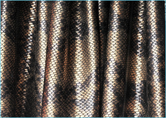 Baile la tela de Spandex del poliéster del traje/la tela de tapicería de la imitación de cuero para el bolso
