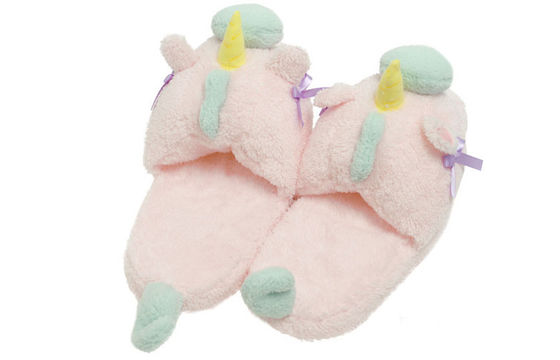 Das Einhorn - deslizadores de la felpa del hogar del invierno del pantoffeln del weiche para las señoras de las muchachas