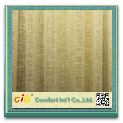 Cortinas de ventana escarpadas cortina y tela transparente, paño de lujo de la cortina multicolor