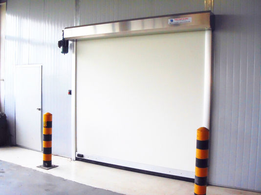 Puerta de tela de rodillo anti-electrostática, alta frecuencia velocidad de apertura suave 1,5 m / s