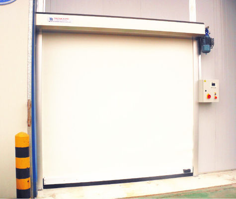 Puerta de tela de rodillo anti-electrostática, alta frecuencia velocidad de apertura suave 1,5 m / s