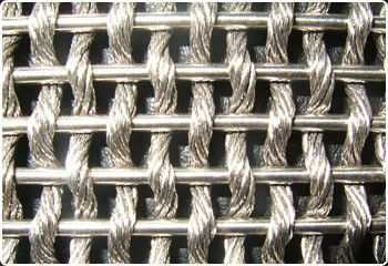 malla metálica decorativa de la oficina de la red del cable de la bayoneta de la malla de la cuerda de acero 316L