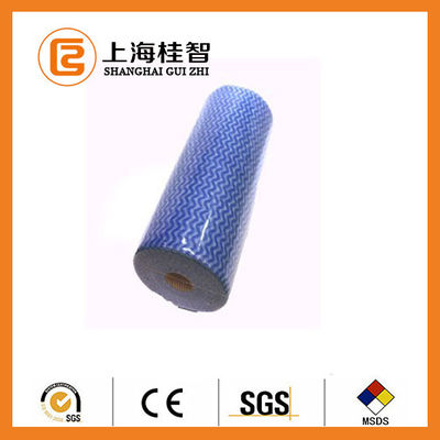Trapos perforados del Nonwoven de Spunlace del rayón de la FUERZA del 100% con buena absorbencia del agua