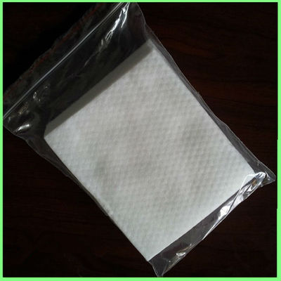Lapping no tejido médico material de la cruz de la tela de Spunlace de la esponja del alcohol
